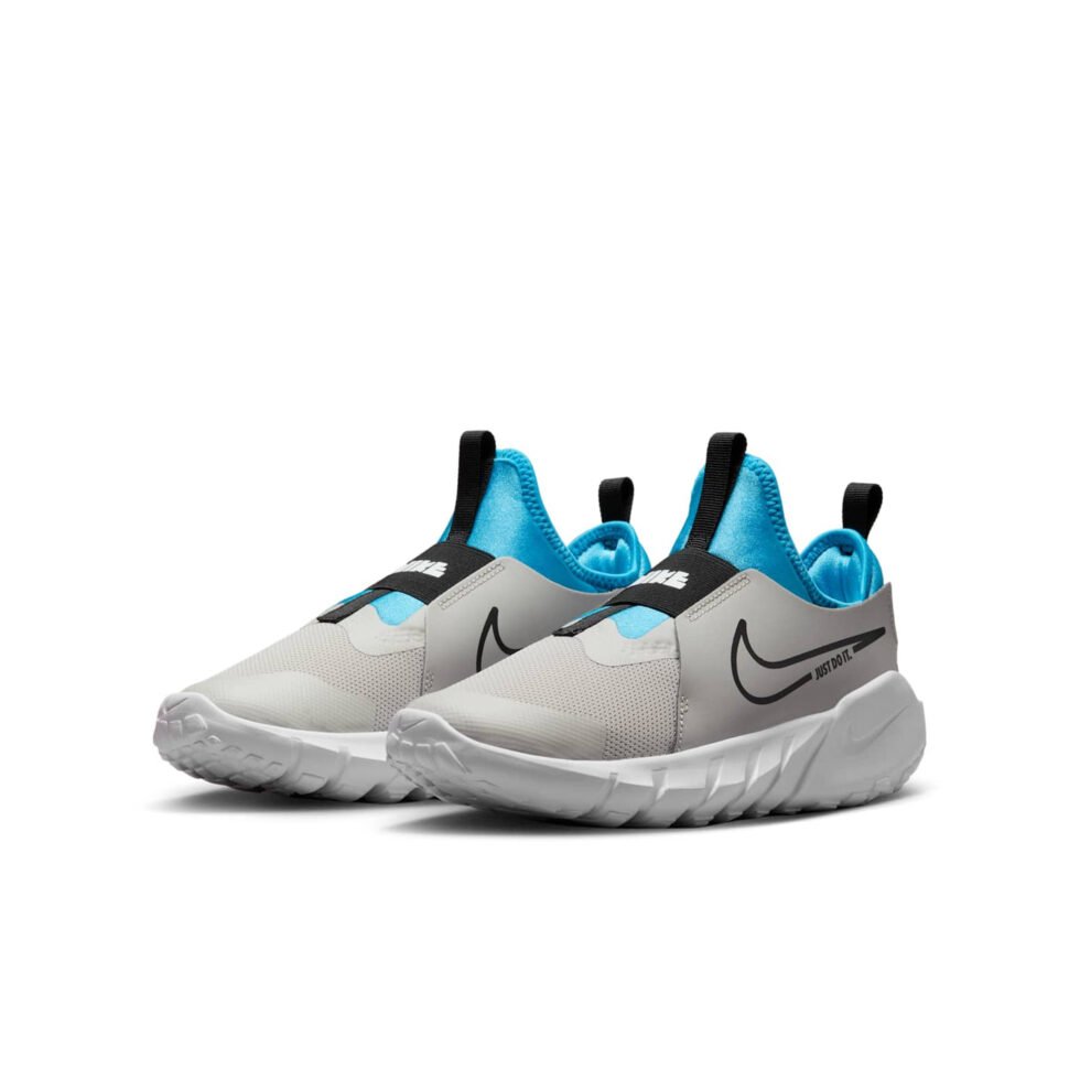 (GS) Nike Flex Runner 2 'Light Iron Ore Blue Lightning' DJ6038-008 - Image 3
