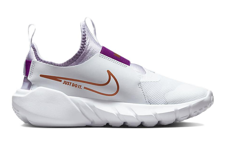 (GS) Nike Flex Runner 2 'White Violet Frost' DJ6038-101 - Image 2