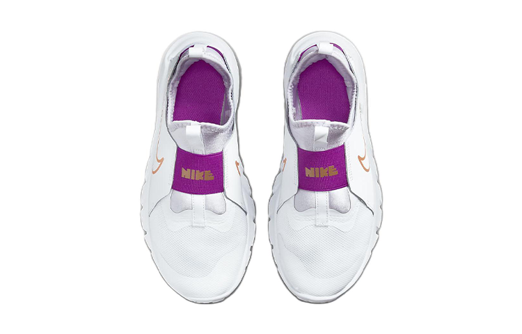 (GS) Nike Flex Runner 2 'White Violet Frost' DJ6038-101 - Image 4