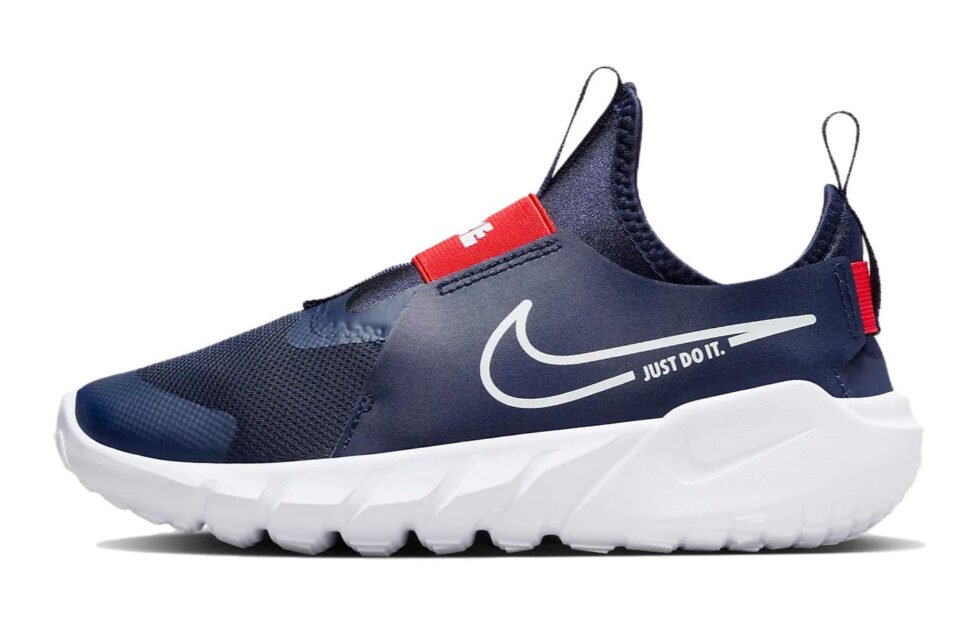 (GS) Nike Flex Runner 2 'Navy White' DJ6038-403 - Image 2