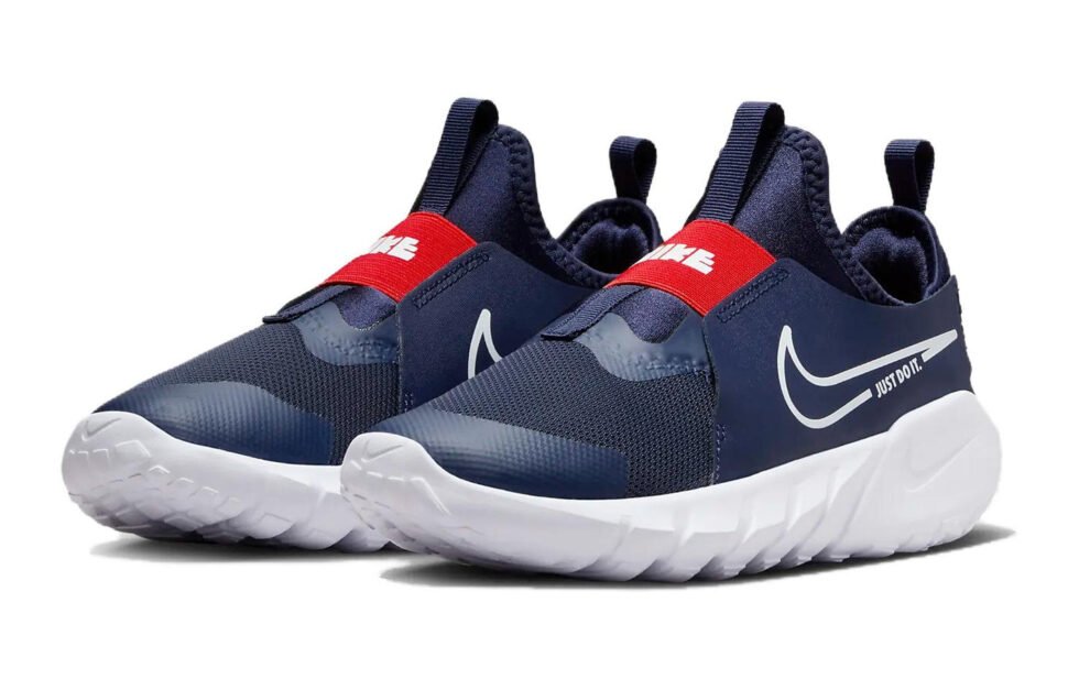 (GS) Nike Flex Runner 2 'Navy White' DJ6038-403 - Image 4