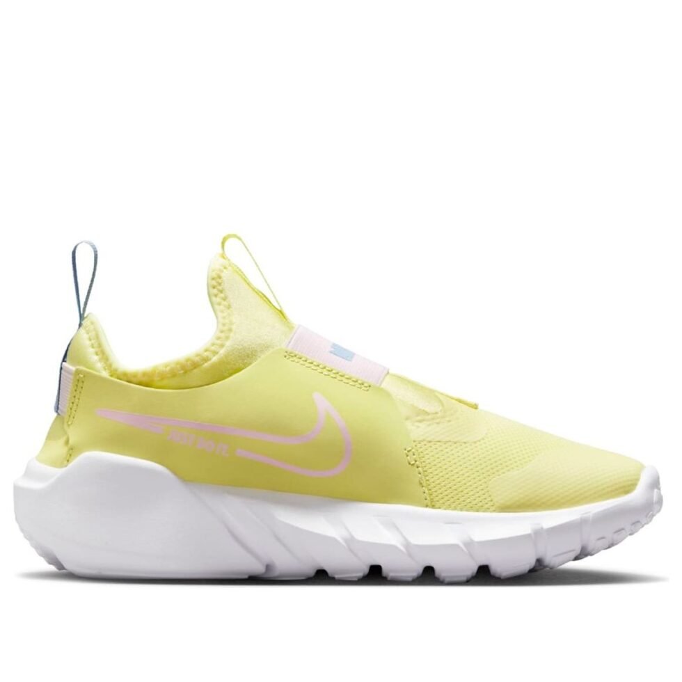 (GS) Nike Flex Runner 2 'Citron Tint Pearl Pink' DJ6038-800 - Image 2