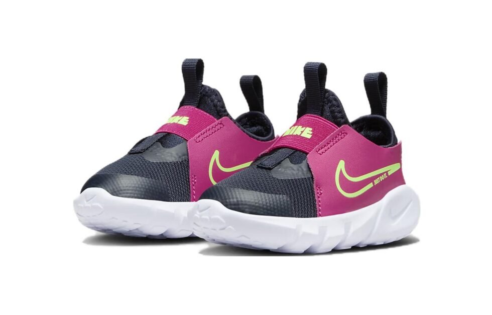 (TD) Nike Flex Runner 2 'Dark Obsidian Fireberry' DJ6039-401 - Image 3