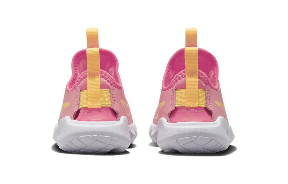 (TD) Nike Flex Runner 2 'Coral Chalk Citron Pulse' DJ6039-602 - Image 5