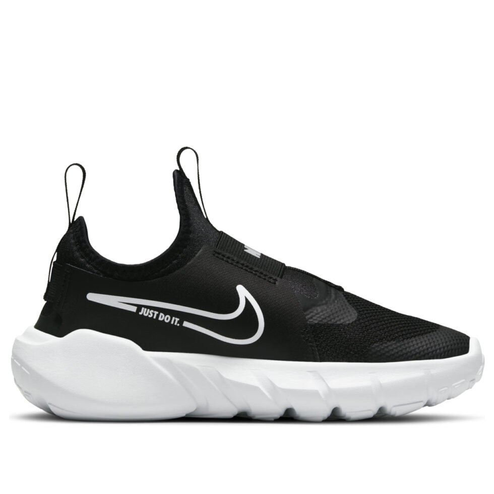 (PS) Nike Flex Runner 2 'Black White' DJ6040-002 - Image 6
