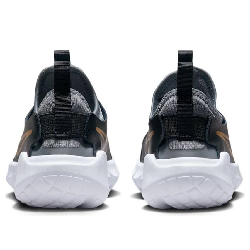 (PS) Nike Flex Runner 2 'Black Metallic Gold' DJ6040-007 - Image 5