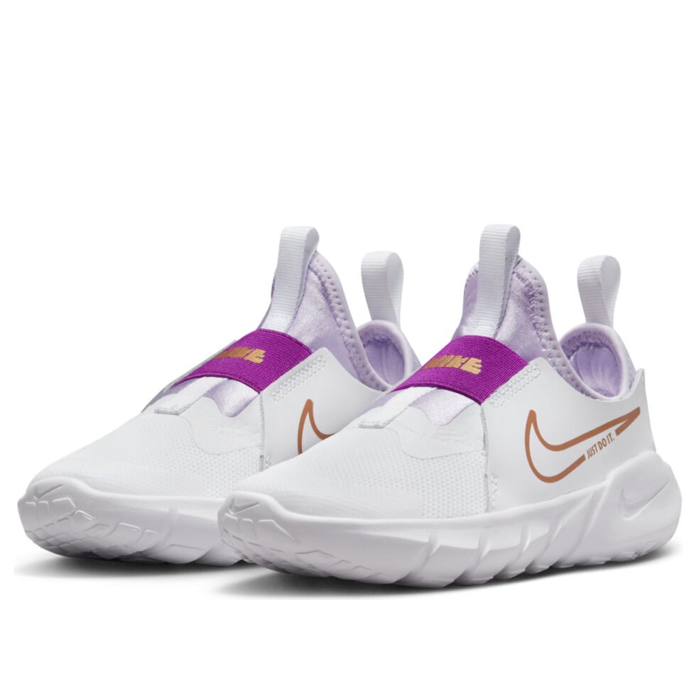 (PS) Nike Flex Runner 2 'White Violet Frost' DJ6040-101 - Image 4