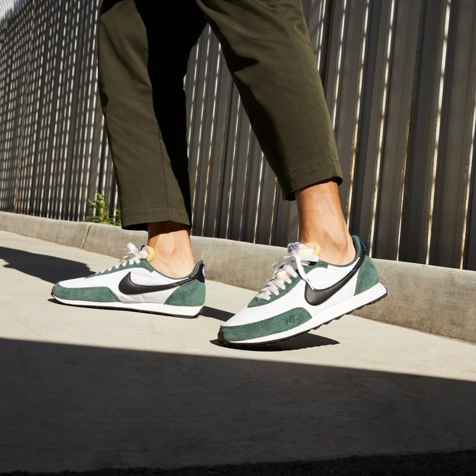 Nike Waffle Trainer 2 'Athletic Club - White Pro Green' DJ6054-100 - Image 6
