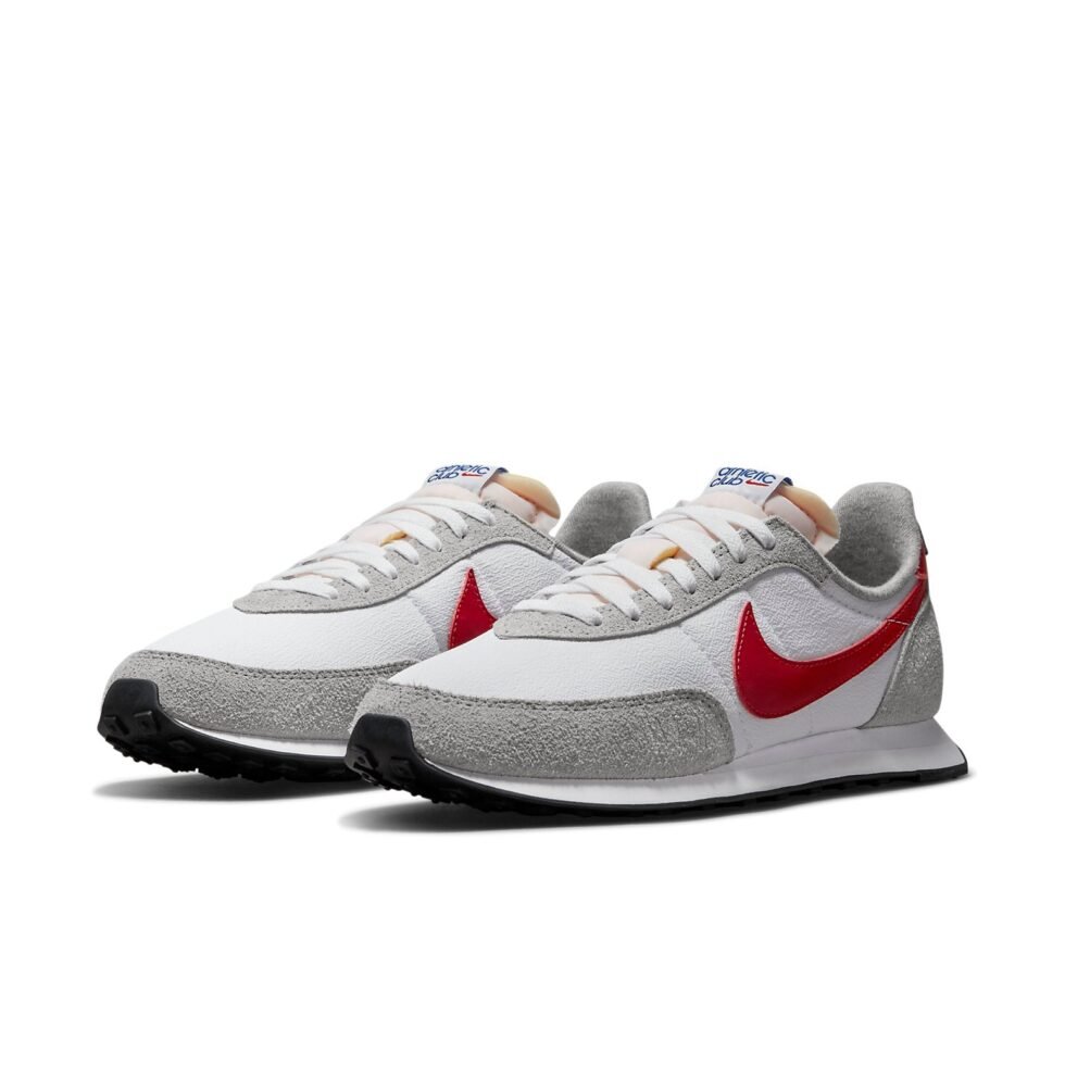 Nike Waffle Trainer 2 'White Light Smoke Grey Gym Red' DJ6054-101 - Image 5