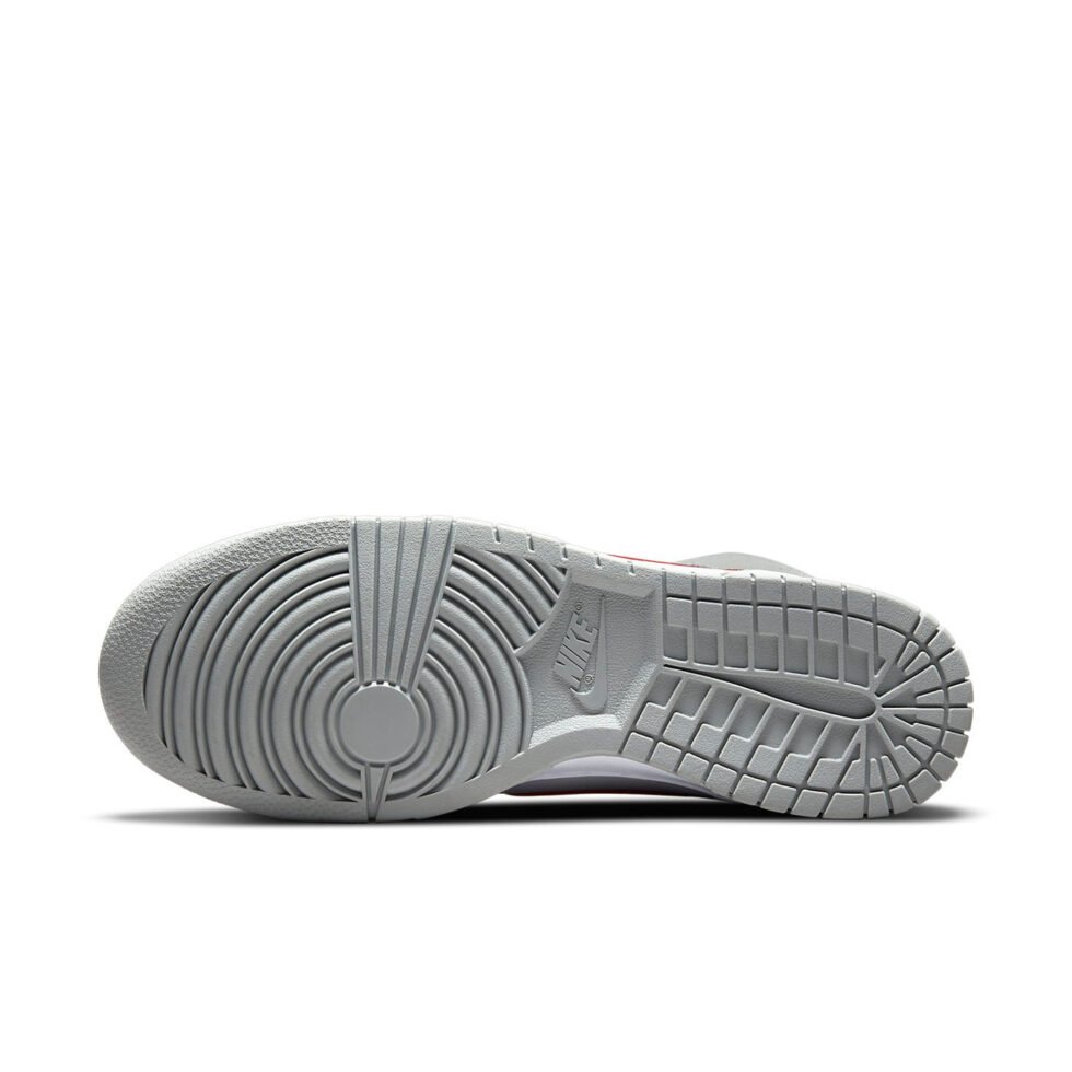 Nike Dunk High SE 'Athletic Club - Light Smoke Grey Gym Red' DJ6152-001 - Image 6