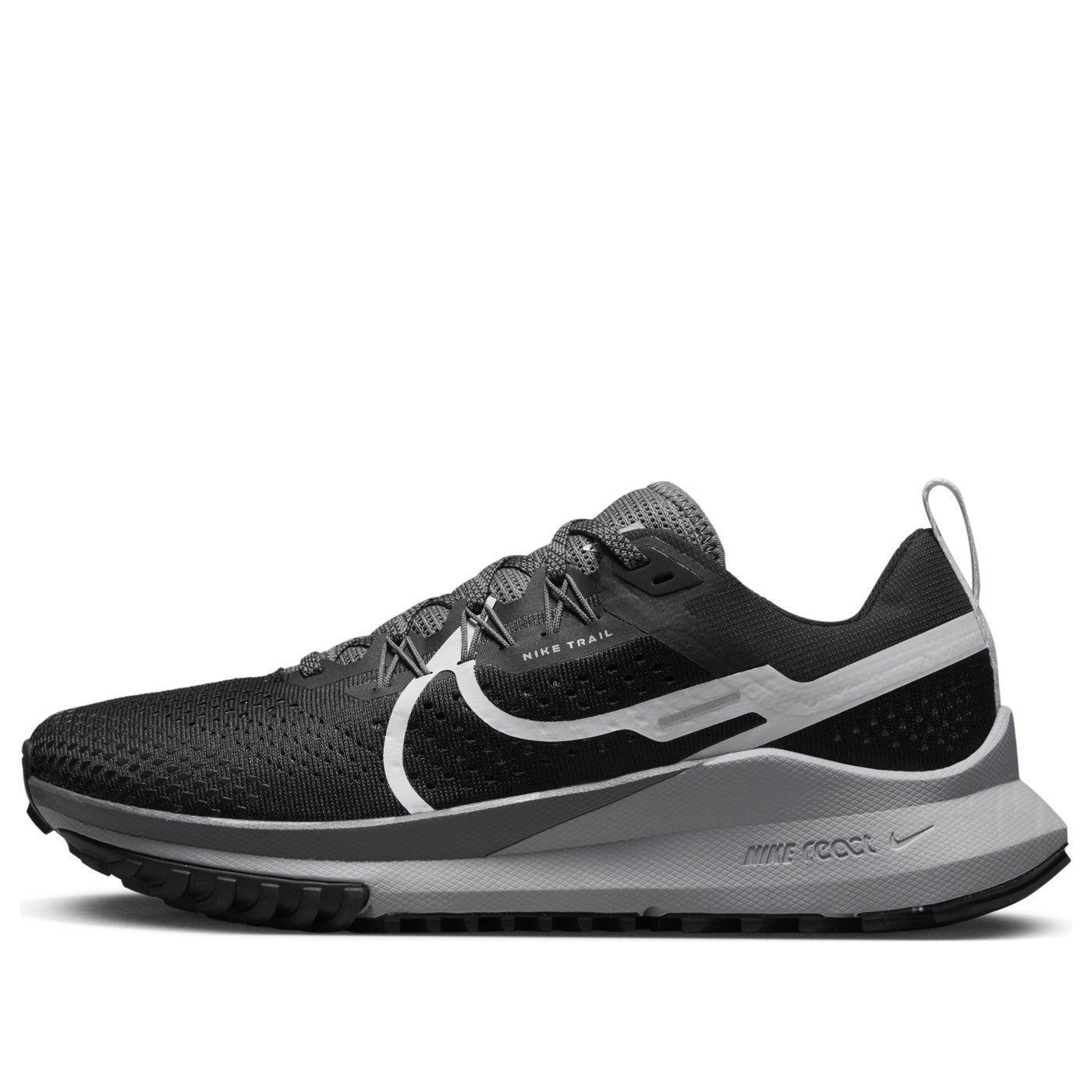 (WMNS) Nike React Pegasus Trail 4 'Black Dark Grey' DJ6159-001