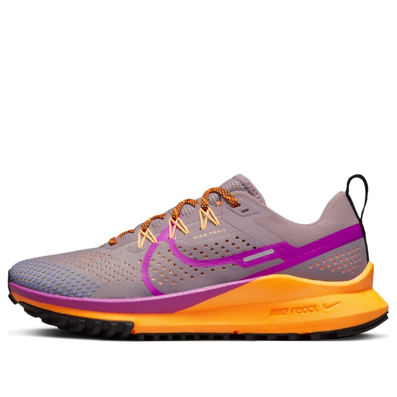 (WMNS) Nike React Pegasus Trail 4 'Purple Smoke Total Orange' DJ6159-500