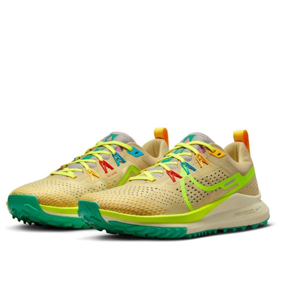 (WMNS) Nike React Pegasus Trail 4 GTX 'Brown Yellow' DJ6159-700 - Image 3