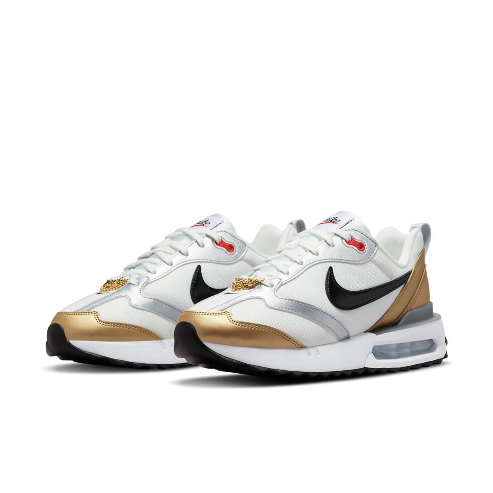 (WMNS) Nike Air Max Dawn SE 'White Metallic Gold' DJ6209-100 - Image 3