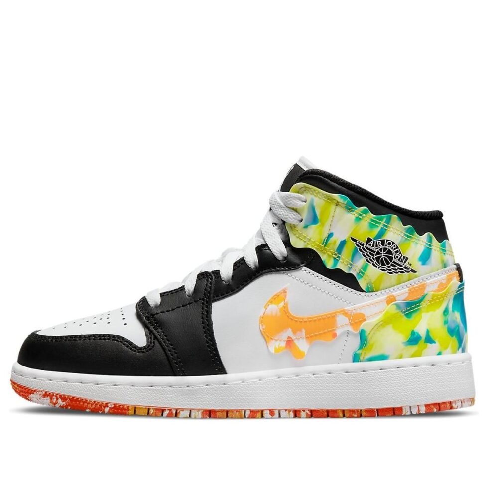 (GS) Air Jordan 1 Mid SE 'Drip' DJ6563-038