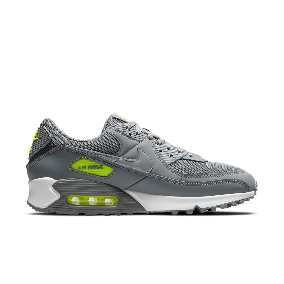 Nike Air Max 90 'Smoke Grey Volt' DJ6881-002 - Image 2