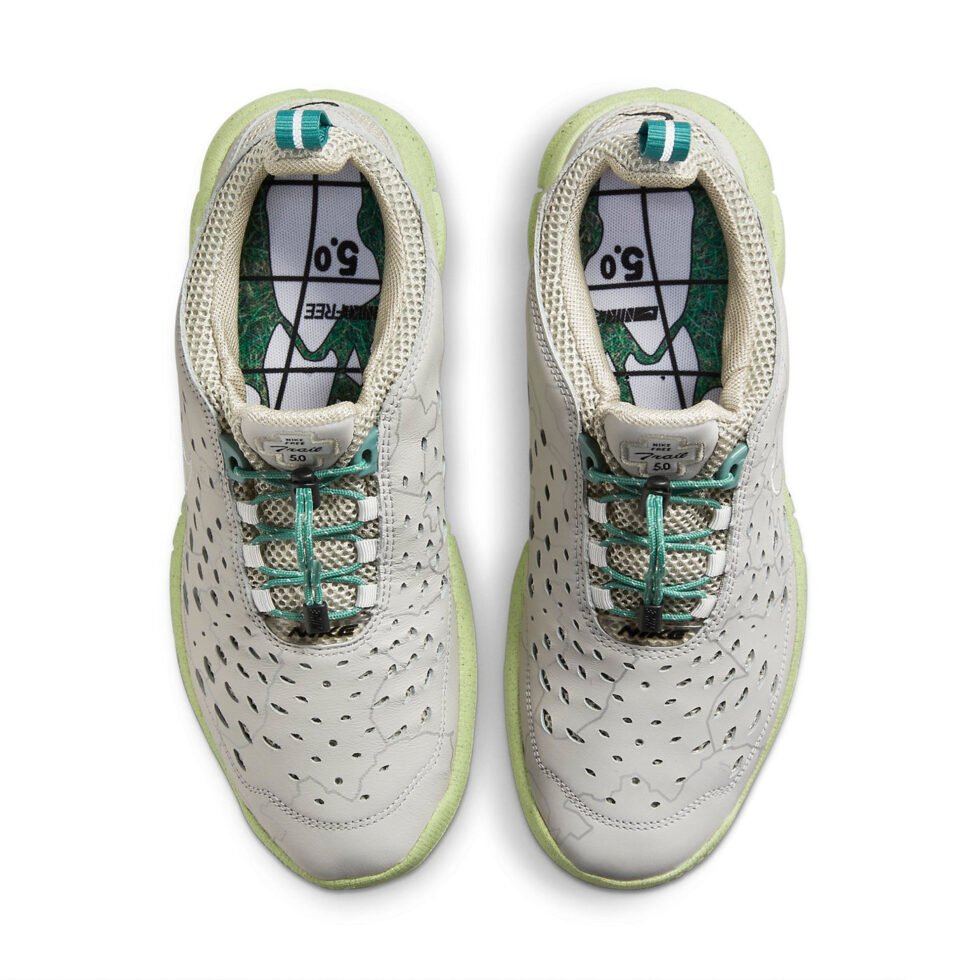 Nike Free Run Trail 'Grey Fog Mint' DJ6891-001 - Image 4