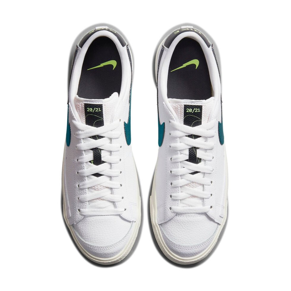 Nike Blazer Low '77 'Split Swoosh Aquamarine' DJ6895-100 - Image 4