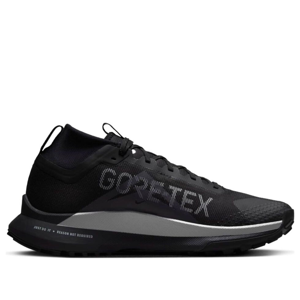 Nike React Pegasus Trail 4 Gore-Tex 'Black Reflect Silver' DJ7926-001 - Image 2