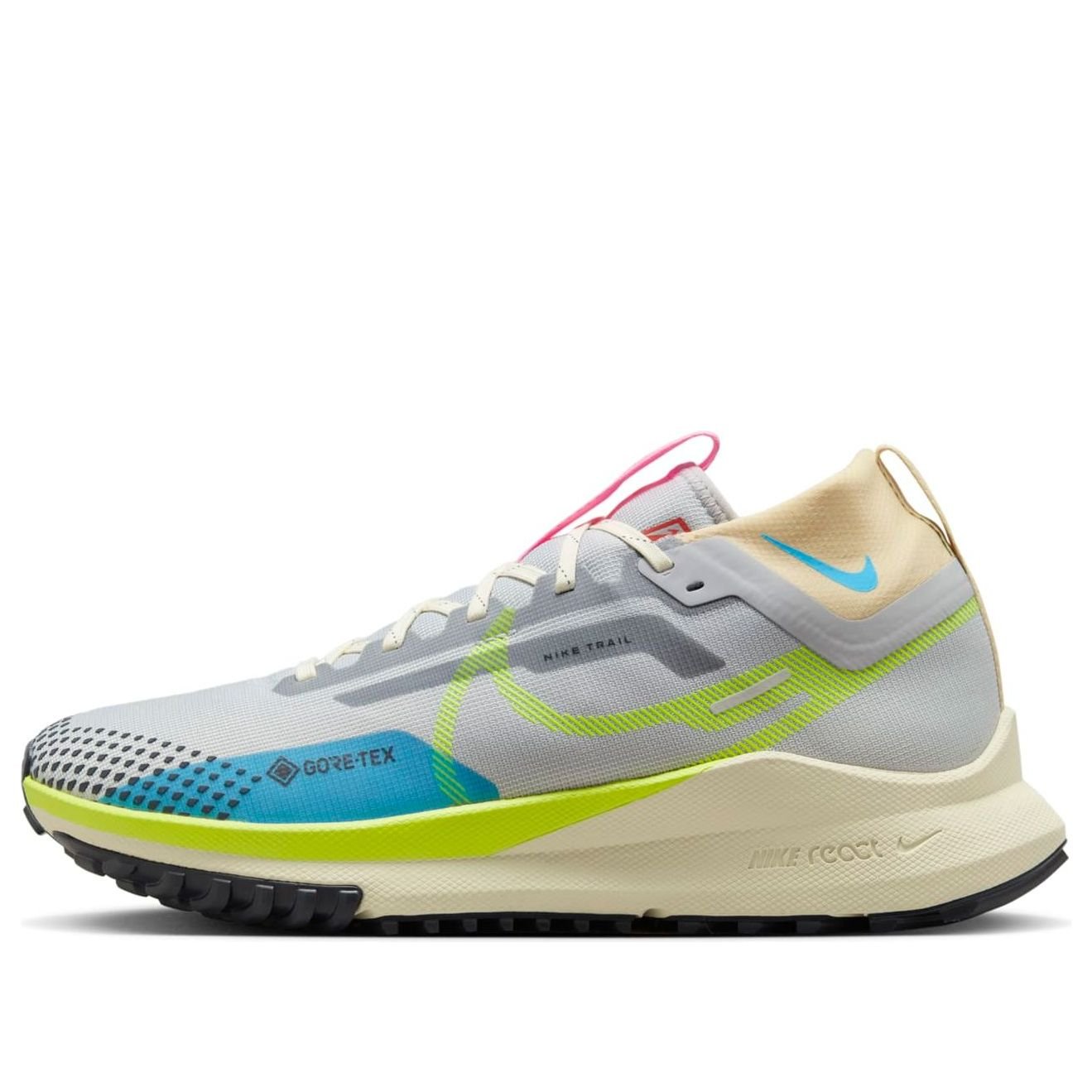 Nike React Pegasus Trail 4 GTX 'Wolf Grey Volt' DJ7926-002