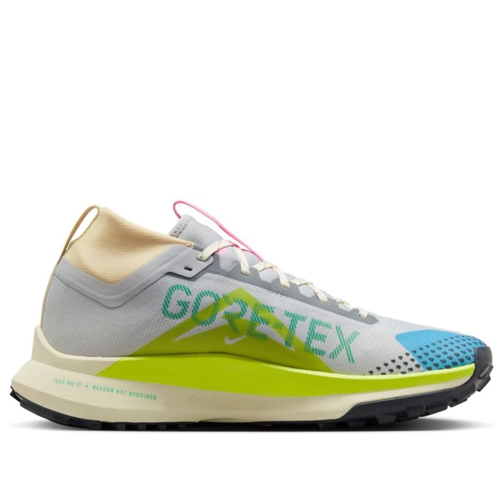 Nike React Pegasus Trail 4 GTX 'Wolf Grey Volt' DJ7926-002 - Image 2