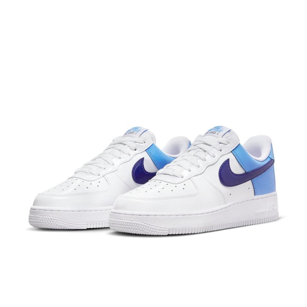 (WMNS) Nike Air Force 1 '07 Essential 'University Blue Concord' DJ9942-400 - Image 3