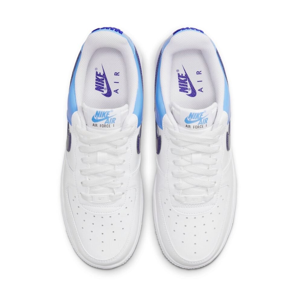 (WMNS) Nike Air Force 1 '07 Essential 'University Blue Concord' DJ9942-400 - Image 4