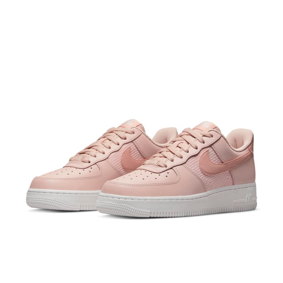 (WMNS) Nike Air Force 1 Low '07 ESS 'Cross Stitch - Pink Oxford' DJ9945-600 - Image 3