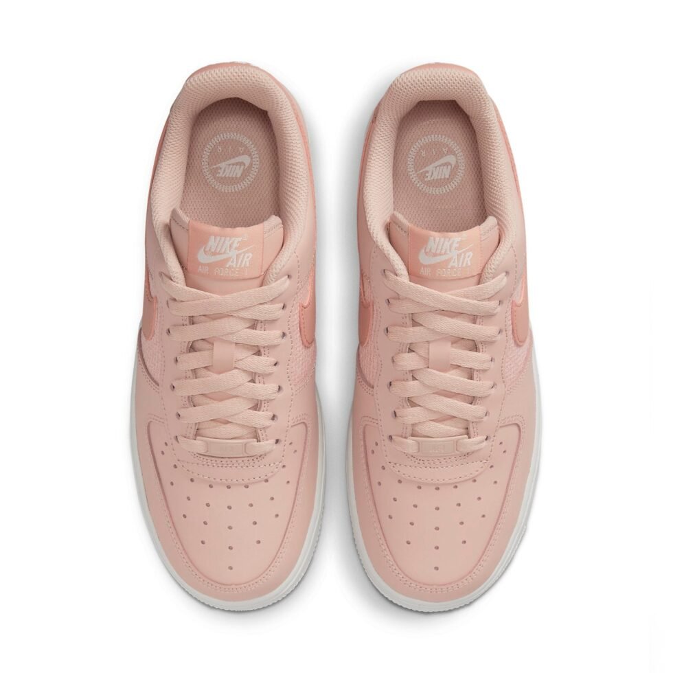 (WMNS) Nike Air Force 1 Low '07 ESS 'Cross Stitch - Pink Oxford' DJ9945-600 - Image 4