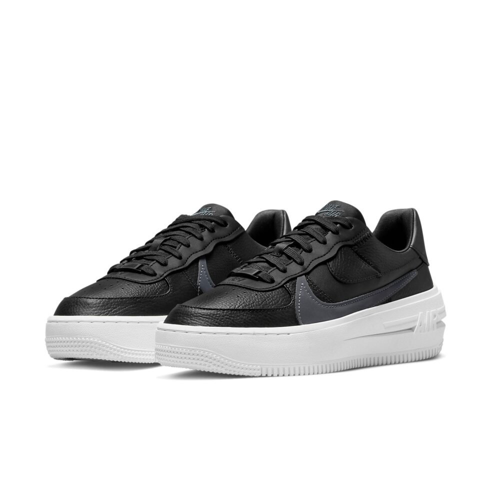 (WMNS) Nike Air Force 1 PLT.AF.ORM 'Black' DJ9946-001 - Image 3