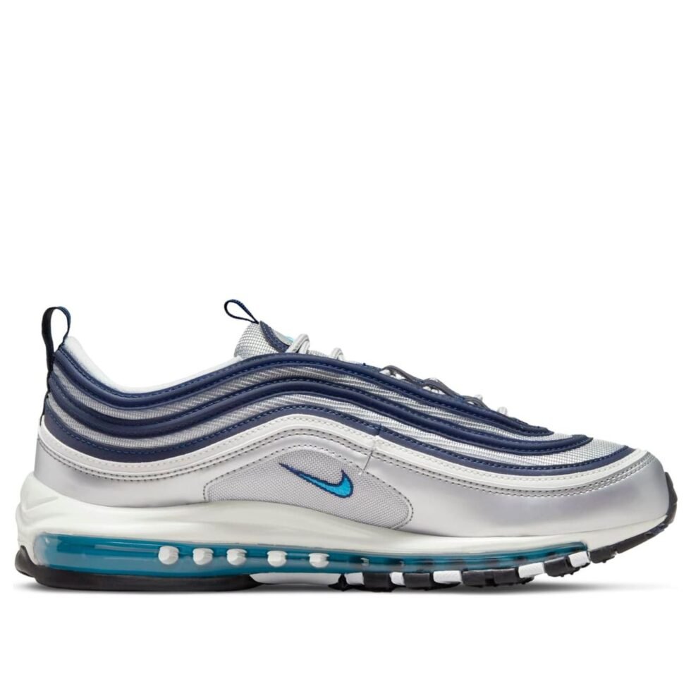 Nike Air Max 97 OG 'Metallic Silver Chlorine Blue' DM0028-001 - Image 2