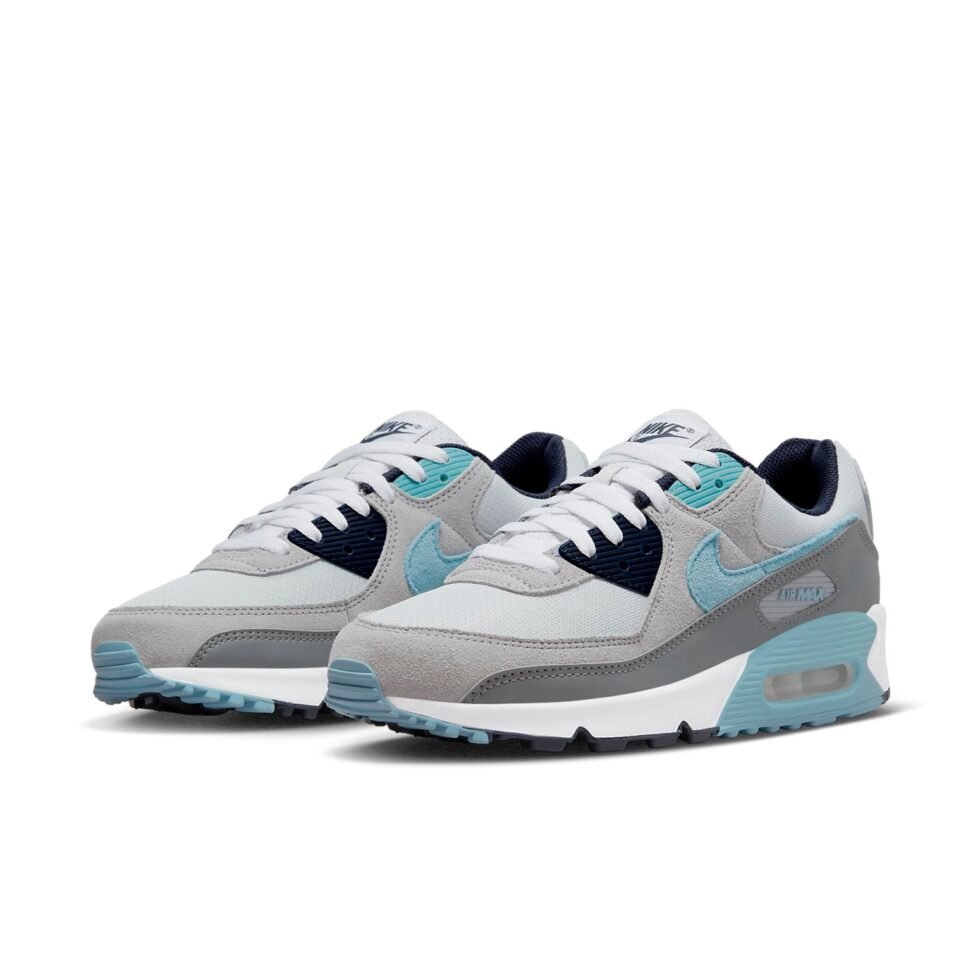 Nike Air Max 90 'Pure Platinum Worn Blue' DM0029-003 - Image 3