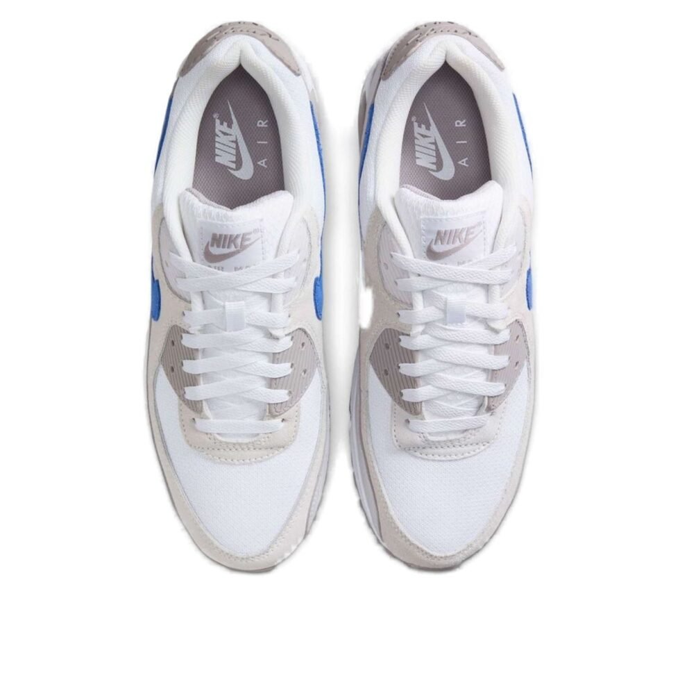 Nike Air Max 90 'Summit White Racer Blue' DM0029-110 - Image 4