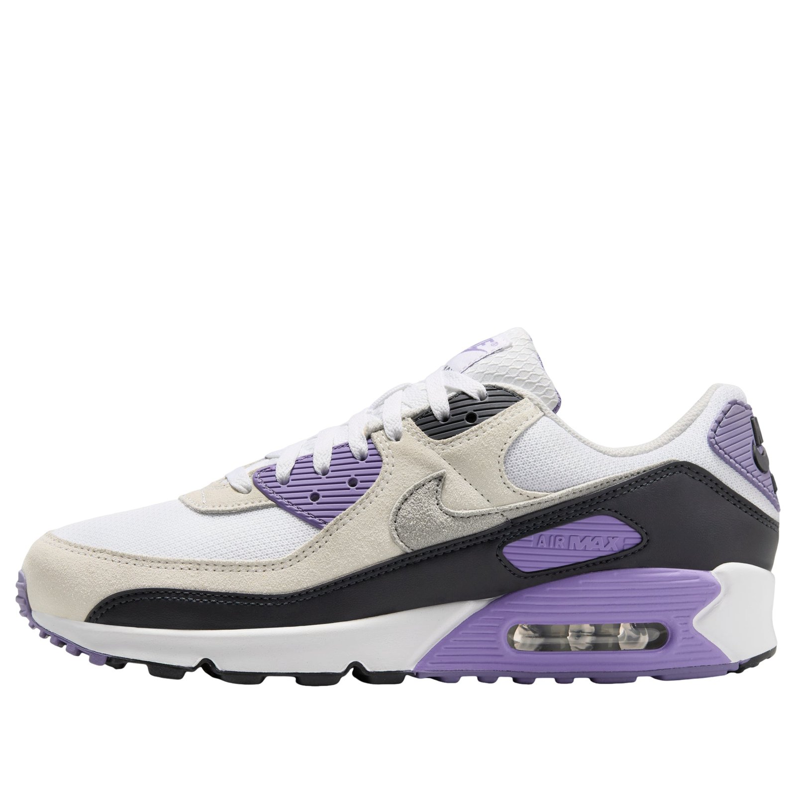Nike Air Max 90 'White Dusty Amethyst Photon Dust Light Smoke Grey' DM0029-114