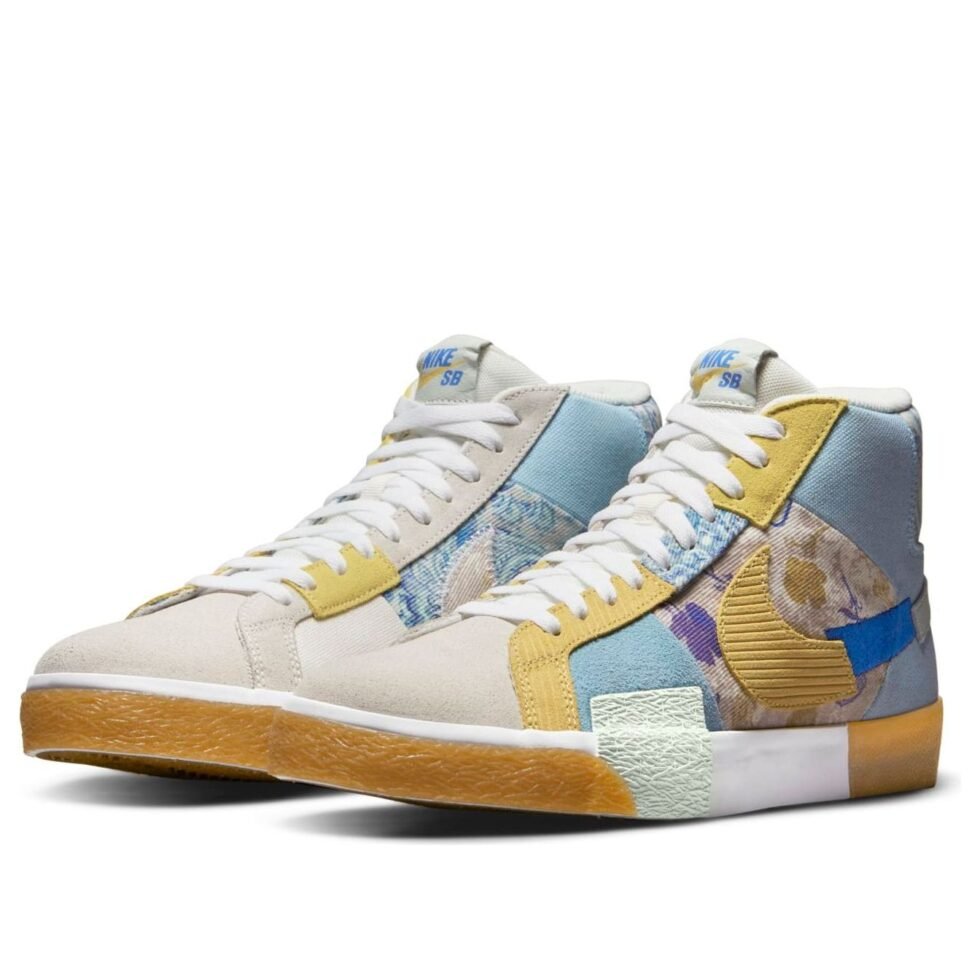 Nike Zoom Blazer Mid Premium SB 'Paisley Pack - Boarder Blue' DM0859-400 - Image 3