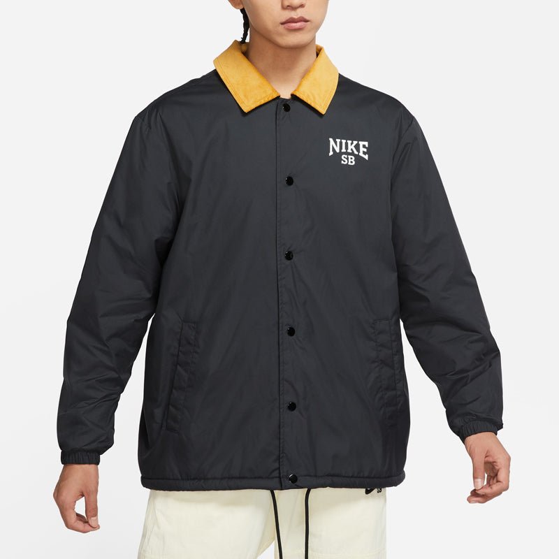 Nike SB Skateboard Logo Casual Sports Skateboard lapel Jacket Black DM0871-010 - Image 4