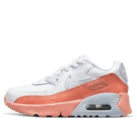 (PS) Nike Air Max 90 LTR Leather SE 'White Orange' DM0957-100