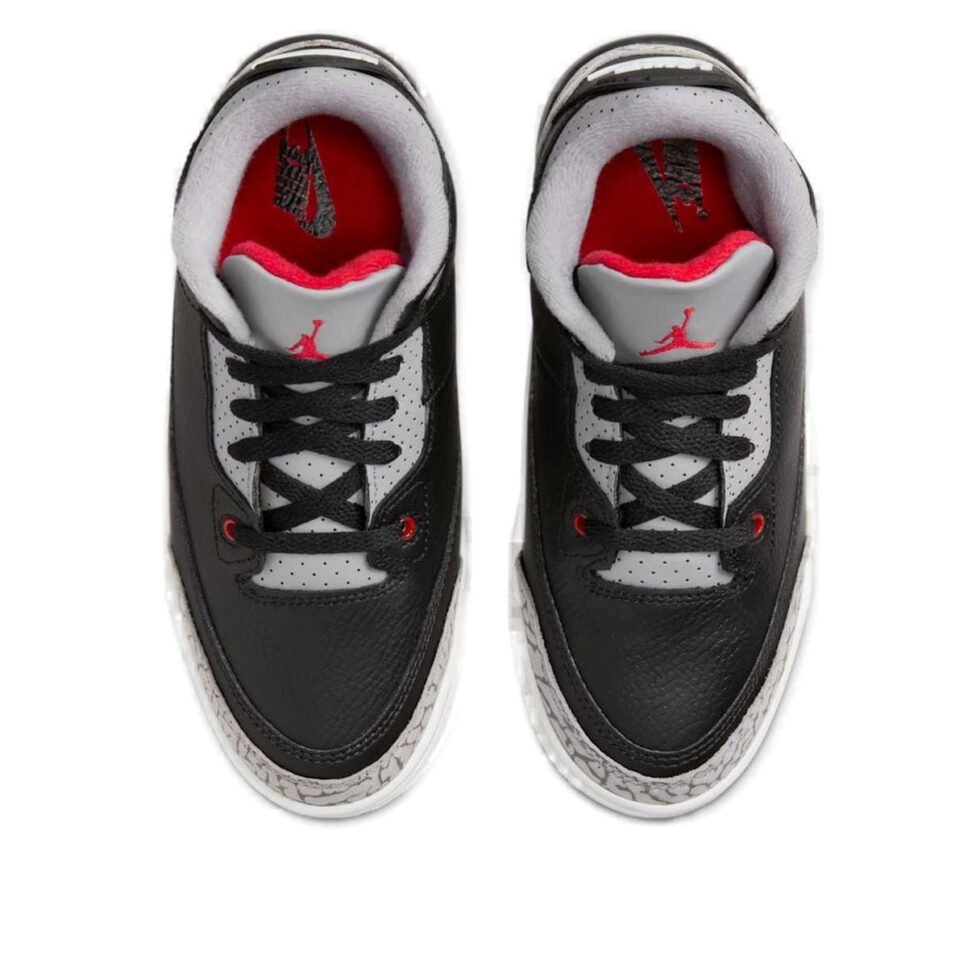 (PS) Air Jordan 3 OG 'Black Cement' 2024 DM0966-010 - Image 4