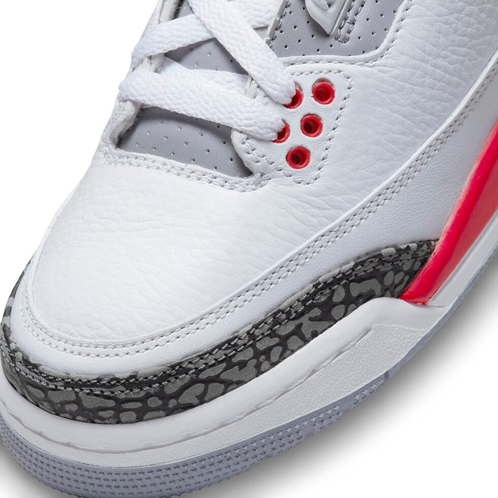 (GS) Air Jordan 3 Retro 'Fire Red 2022' DM0967-160 - Image 7