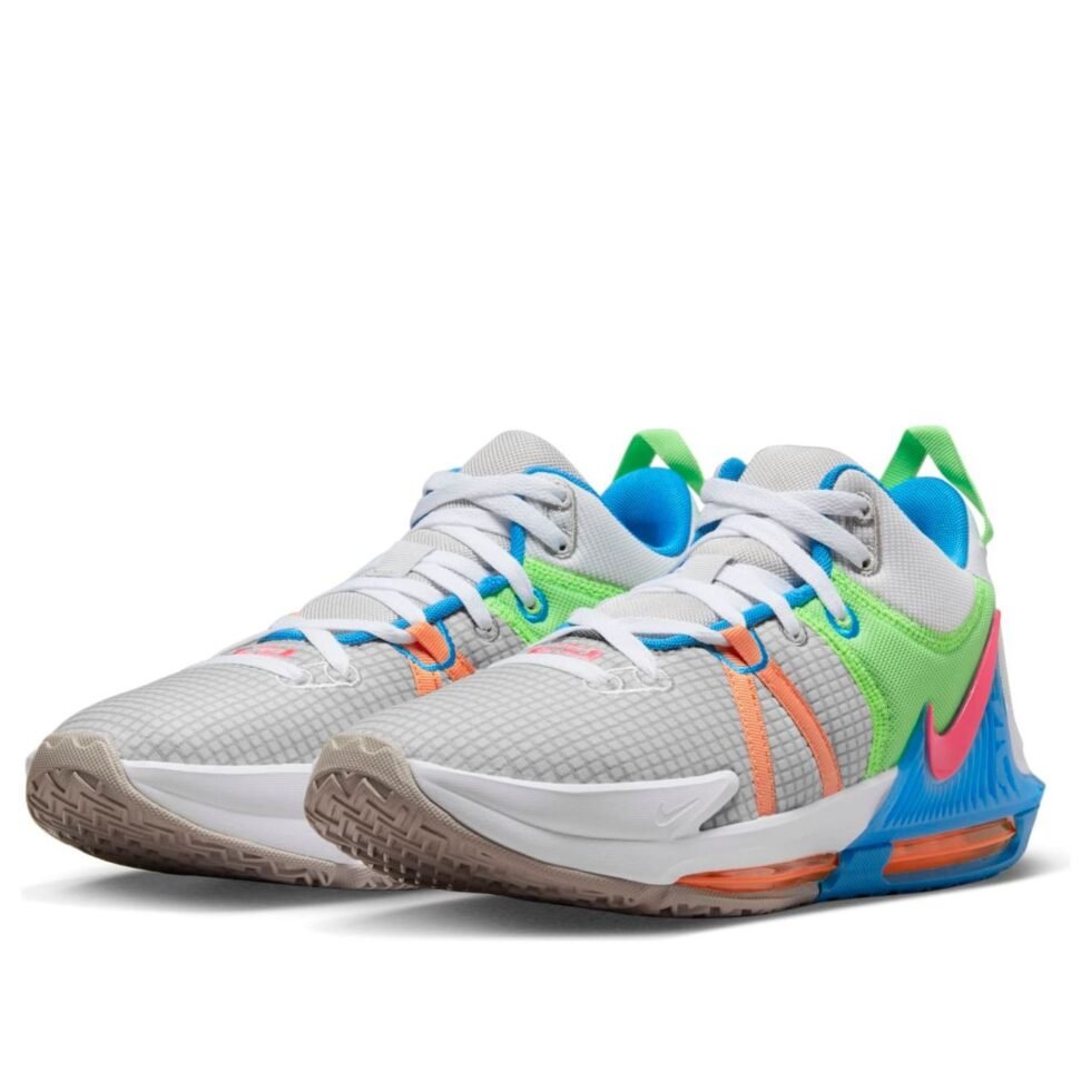 Nike LeBron Witness 7 'Grey Fog Multi-Color' DM1123-003 - Image 3