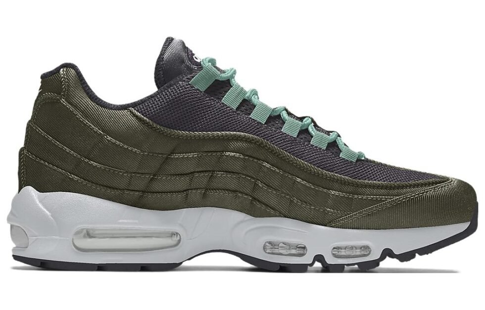 Nike Air Max 95 By You Custom Shoes 'Olive green' DM1182-991 - Image 2