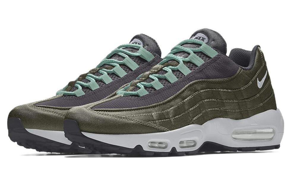 Nike Air Max 95 By You Custom Shoes 'Olive green' DM1182-991 - Image 3