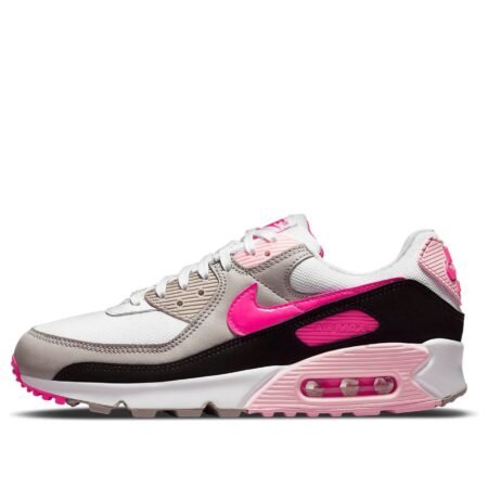 (WMNS) Nike Air Max 90 'White Hyper Pink' DM3051-100