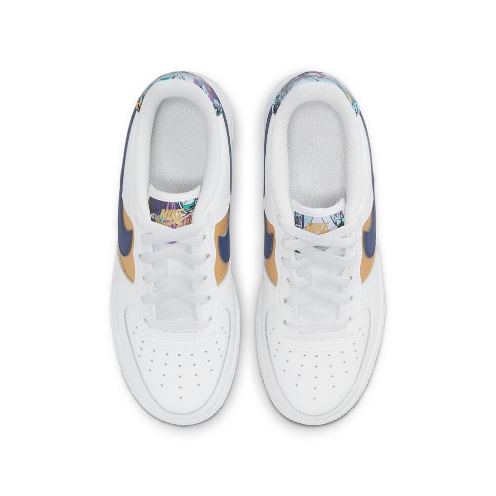 (GS) Nike Air Force 1 Low LV8 'White Floral' DM3089-100 - Image 4