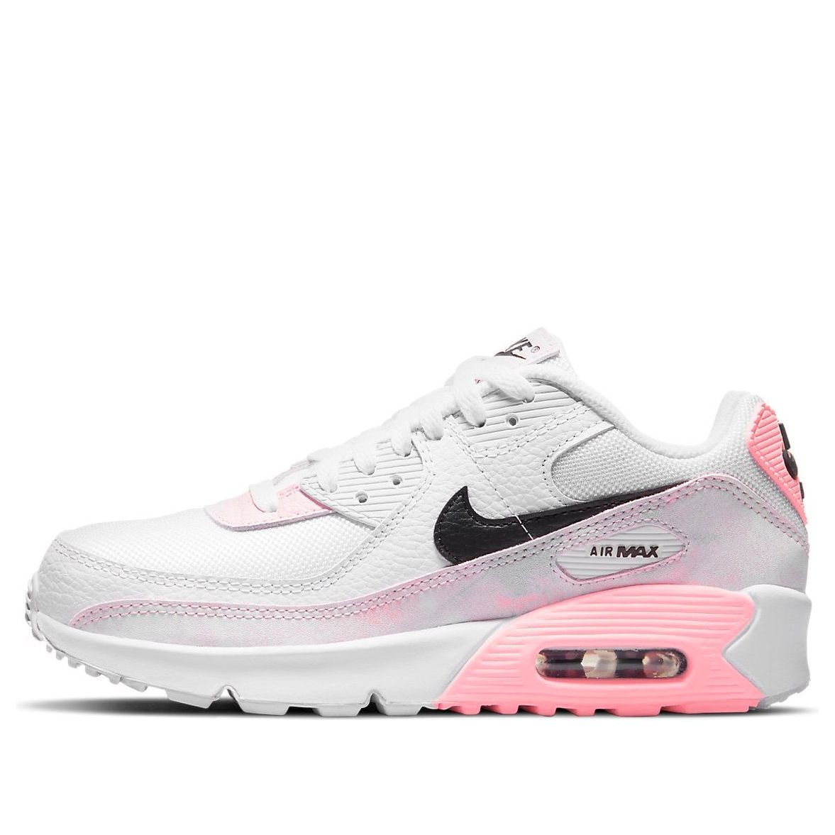 (GS) Nike Air Max 90 'White Pink Tie-Dye' DM3110-100