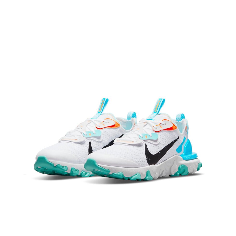 (GS) Nike React Vision 'White Total Orange' DM3189-100 - Image 3