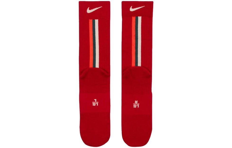 Nike Snkr Sox Crew Liverpool Soccer/Football Sports Mid Tops Socks One Pair Red DM3276-687 - Image 3