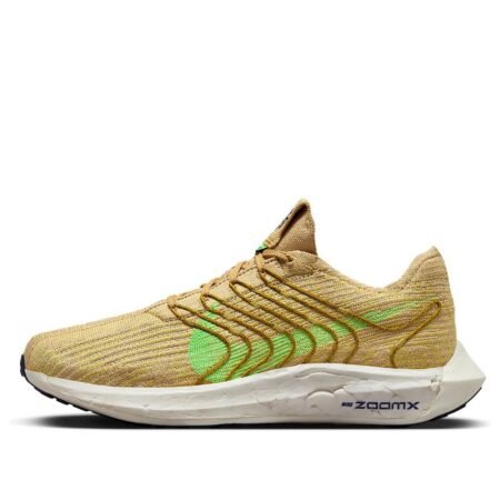Nike Pegasus Turbo Next Nature Road Running Shoes 'Sesame Buff Gold Bronzine Lime Blast' DM3413-200