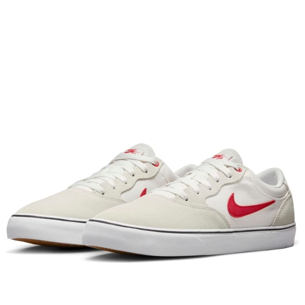 Nike Chron 2 SB 'White University Red' DM3493-101 - Image 3