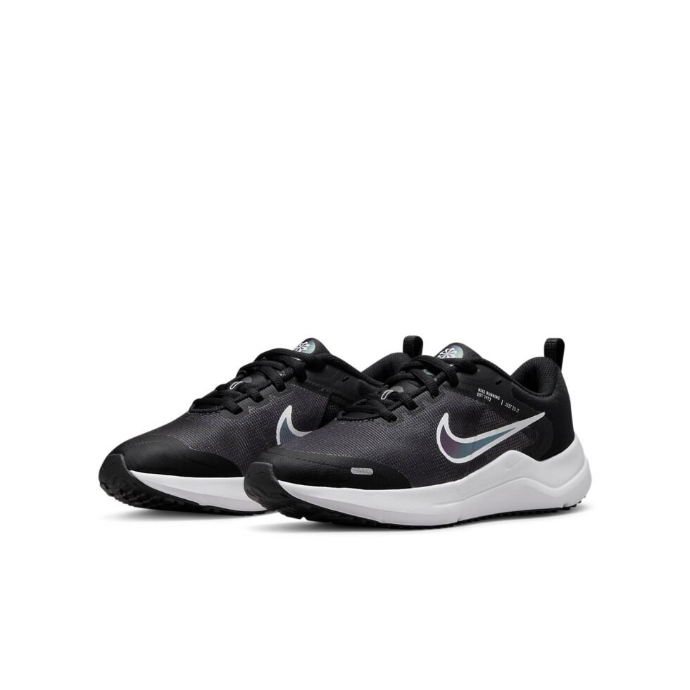 (GS) Nike Downshifter 12 'Black Dark Smoke Grey' DM4194-003 - Image 3